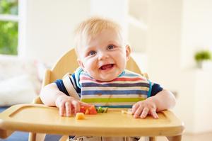 Baby in high chair