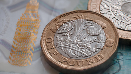 UK Budget pound coin money Big Ben