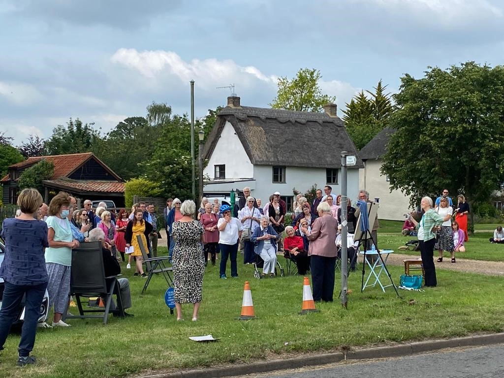 Elsie Widdowson blue plaque ceremony